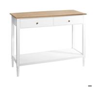 Atmosphera - Console Solen - Blanc et Bois