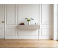 Console suspendue 2 tiroirs 100 cm ATLAS beige BOBOCHIC Beige