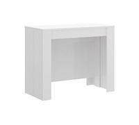 Console table extensible 10 couverts - 4 rallonges - Blanc - ONEGA