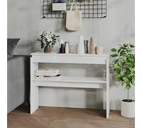Console Table WIFESE Blanc Bois Pliante 102x30x80 cm Aggloméré Entrée/Salle à Manger