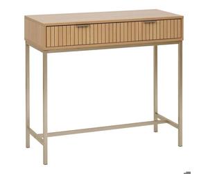 Console ""Tasso"" L80,5cm effet bois naturel - 5five