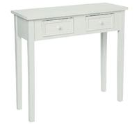 Console ""Charme"" blanc L80cm - Atmosphera Créateur d'intérieur