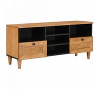 Console Vidaxl Unites TV Marron Clair 100 x 33 x 46 cm Bois d'ingénierie