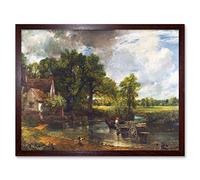 Constable The Hay Wain Landscape Painting Art Print Framed Poster Wall Decor 12x16 inch Paysage La peinture Affiche mur Déco