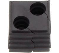 CONTA-CLIP KDS-DE 2X8 BK Élément détanchéité résistant aux UV, avec décharge de traction, prise Ø max. des bornes 8 mm Elastomère thermoplastique noir 10 pc(s)