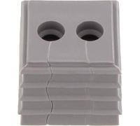 CONTA-CLIP Passe-câbles double Élément d'étanchéité KDS-DE petit Plage de serrage 5,0 mm - 6,0 mm Plage de température -40 °C à 90 °C