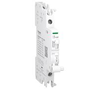 Schneider Electric Contact auxiliaire, interrupteur de télécommunication, Acti9, iOF/SD+OF, 100 mA à 6 A, 24 VCA à 415 VCA, 24 VCC à 130 VCC, raccordement en haut et en bas A9A26909