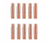 Contact de Buses 1,0 mm 10 Pièces Buses de Contact MB15 15AK pour Buse à Gaz/Gaz Sans Contact 1,0 mm Torche de Soudage MIG/MAG Consommables Buses à Contact MIG Soudeuse MIG (10 Pièces 15AK 1.0 mm)
