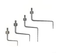 Contact point d'aiguille de type Z pour jauge de profondeur d'indicateur de cadran | Pointe filetée M2.5 pour micromètre et instruments de test numérique | Sonde en acier inoxydable pour rainures et