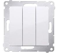 Contact - Simon - DP31.01/11 - Interrupteur 3 boutons - 10AX - 250V - Blanc