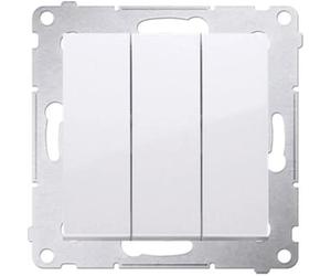 Contact - Simon - DP31.01/11 - Interrupteur 3 boutons - 10AX - 250V - Blanc