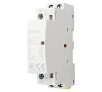 Contacteur 2P 20A AC 24V Contacteurs magnétiques modulaires à montage sur rail DIN 1NO 1NC pour le contrôle de l'alimentation domestique et le commutateur de relais à 2 canaux (24V)