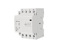 Contacteur 4p 63a 220V/230V 50/60Hz Din Rail contacteurs AC domestiques 1NO 3NC/2NO 2NC/3NO 1NC/4NO/4NC électrique industriel ZFUGEDRLI (Color : 63a 4nc)