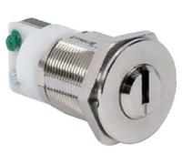 Contacteur à impulsion KESO laiton nickelé 48mm 4 clés - JPM - 46047W-02-0ACO