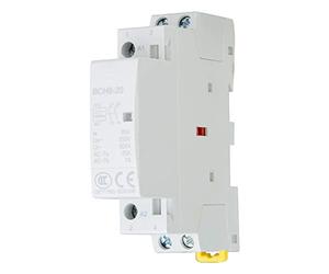 Contacteur AC, 2P 20A Ménage AC Contacteur 35mm Montage sur Rail DIN 2NO 24V 220V / 230V(220V/230V)