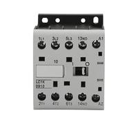 Contacteur AC/DC 24 V, 36 V, 110 V, 220 V, 230 V, 400 V, 50/60 Hz, 6 A, 9 A, 12 A, 16 A, rail DIN, 3 pôles, 3 principaux, 1 NO/3 principaux, 1 NC, CJX2-K LC1-K