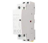Contacteur AC domestique 2P 1NO 1NC Contacteur alternatif de ménage 20A 24V 220V / 230V Montage sur rail DIN