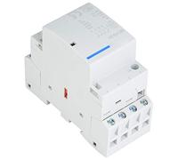 Contacteur AC Domestique 4P, Montage sur Rail DIN 2NO 2NC, sans Bruit pour les Applications Industrielles et Scientifiques Domestiques (220V/230V)