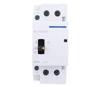 Contacteur AC domestique BCH8-40M, Installation de Rail 40A 230VDIN, avec interrupteur de commande manuel(2NO)