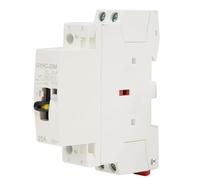 Contacteur AC générique 2P 25 A 220 V 50 Hz à montage sur rail DIN, dispositif de contrôle de circuit domestique avec interrupteur automatique manuel à 4 positions, 2 contacts (que c'est)
