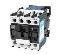 Contacteur AC LC1 CJX2-1810 18A, 3 phases, 3 pôles, sans tension de bobine, 380V, 220V, 110V, 36V, 24V, 50/60Hz, monté sur Rail Din, 3P + 1NO, ouvert normalement