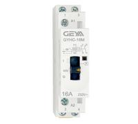 Contacteur AC Modulaire 2P 16A 2 NO Contacteur Domestique Manuel Type de rail DIN Rele 220V Contacteur CA avec Fonctionnement Manuel