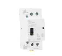 Contacteur AC modulaire domestique manuel 2P 40A 63A 2NO ou 2NC, AC220V 230V, commande manuelle