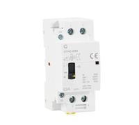Contacteur AC modulaire domestique manuel 2P 40A 63A 2NO ou 2NC, AC220V 230V, commande manuelle(2P 63A 2NC 220V)