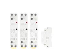 Contacteur AC modulaire domestique monté 2P | 16A 20A 25A 2NO 2NC 1NO 1NC AC220V AC230V 50/60Hz for hôtel de maison intelligente(2P 16A 2NO)