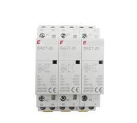 Contacteur AC modulaire domestique monté sur Rail Din, 2P AC 220V 230V 16A/20A/25A/ 1NO/1NC 2NO/2NC 50/60Hz(25A,1NO1NC,110V)