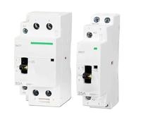 Contacteur AC trois monophasé 16A 20A 25A 32A 40A 63A 2P 4P manuel 220V 110V 24V avec bouton de commande de poignée(16A,1NO1NC_220V)