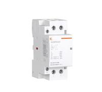 Contacteur automatique 2P 4P 230V 380V monophasé triphasé 25A 40A 63A 2NO 2NC 4NO Rail Din