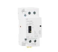Contacteur ca modulaire manuel sur Rail DIN, 2P 40A 63A 2NO ou 2NC, AC220V 230V, commande manuelle