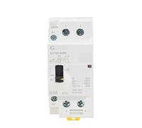 Contacteur ca modulaire manuel sur Rail DIN, 2P 40A 63A 2NO ou 2NC, AC220V 230V, commande manuelle