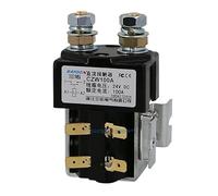 Contacteur cc 100A CZW100A ZJW100A SW80 relais de puissance 12V 24V 36V 48V 60V 72V for voiture chariot élévateur électrique navires batterie(Coil voltage 24VDC)
