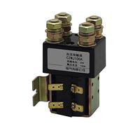 Contacteur CC 2NO SW82 CZWJ100A ZJWJ100A Relais de puissance DPST 12V 24V 36V 48V 60V 72V for voiture chariot élévateur électrique bateau contacteur remplacement batterie(Coli Voltage 24vdc)