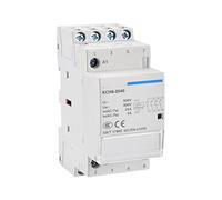 Contacteur Contacteurs modulaires domestiques 4P 25A 220V 24V AC 50/60 Hz for Rail DIN 35mm 4NO 2NO + 2NC ZFUGEDRLI (Size : 4p 25a 24v 4no)