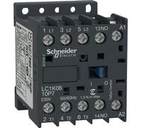 Contacteur de puissance TeSys K AC3 16A 3P 1NO Bobine 230VAC Bornes à cage