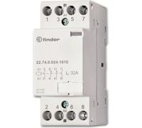 Contacteur d'installation FINDER 230 V, 32 A, 4 contacts NO, 22.74.0.230.1310