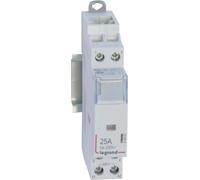 Contacteur d'installation Legrand, 230 V, 25 A, 2S sans interrupteur manuel, 1 pièce.