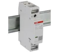 Contacteur d'installation modèle ESB16-20N-01, 2 contacts principaux NO, 24 AC/DC, jusqu'à 1 million d'utilisations, blanc, 6,5 x 1,8 x 8,5 cm (référence : 1SBE111111R0120)