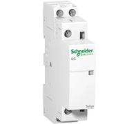 Contacteur d'installation Schneider Electric GC, 1NO/1NF, 3,8 VA, bobine 220-240 VCA, courant nominal : 25 A, lot de 12 pièces GC2511M5