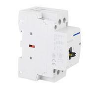 Contacteur Domestique BCH8,Contacteur Ca 230V 2P 63A 2NO 2NC 1NO1NC Contacteur Modulaire à Montage sur Rail DIN avec Interrupteur de Commande Manuel(2NC)