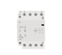 Contacteur domestique ca 4P 63A 220V/230V 50/60HZ sur rail DIN 1NO 3NC/2NO 2NC/3NO 1NC/4NO/4NC
