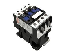 Contacteur électromagnétique for moteur triphasé, relais 12 A, 3 pôles, 1 NO, AC 24 V, 110, 220, 380, bobine CJX2-1210, rail DIN 35 mm