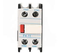 Contacteur F4-11, Module auxiliaire LADN11, Bloc NO/NC pour connecteur AC | Contact normal et fermé, Boîtier ignifugé pour sécurité, Léger et compatible CJX2