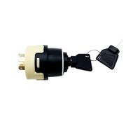 contacteur ignition Pour JCB Pour tracteurs à fourche Holland | Commutateur d'allumage avec jeu 2 clés 701/80184 85804674 50988 ELT20-0039