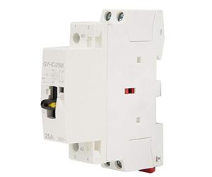 Contacteur Jour Nuit 25A 2NO Manuel Rail Din 250V 50Hz | Chauffe-eau Cumulus, Commutateur 4 Positions, Volume Réduit 70%, Bruit Sous 15 dB, Commande Auto, Maison