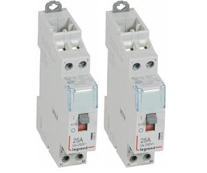 contacteur legrand cx3 25a 2 contacts nf bobine 24 volts ac - cm (Lot de 2)