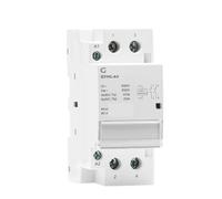 Contacteur modulaire 2P 40A 63A 2NO ou 2NC ou 1NO1NC, montage sur Rail DIN AC220V 230V automatique